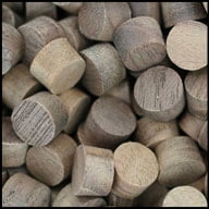 WIDGETCO 1//4 Walnut Wood Plugs Face Grain